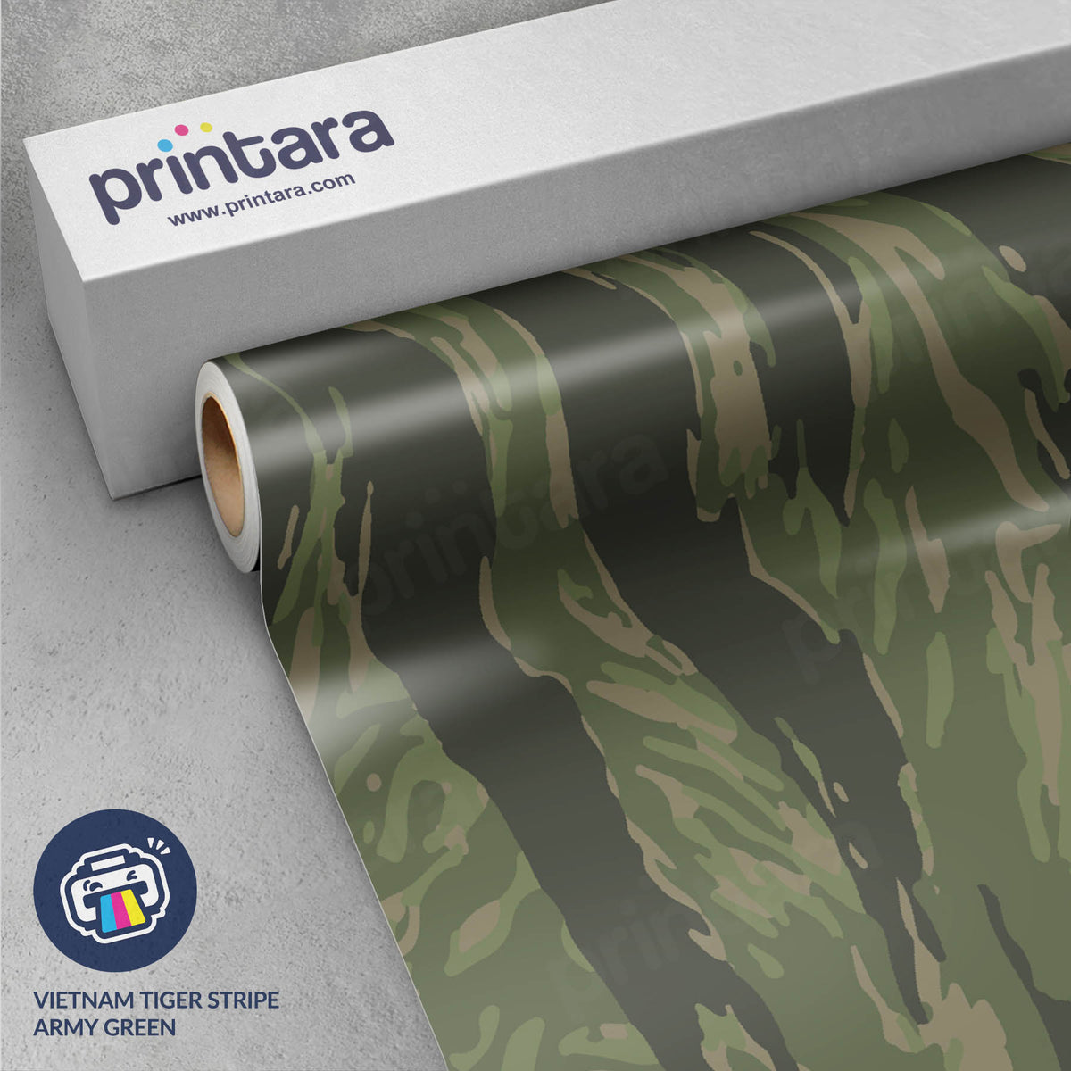 Vietnam Tiger Stripe Army Green Gun Skin Vinyl Wrap