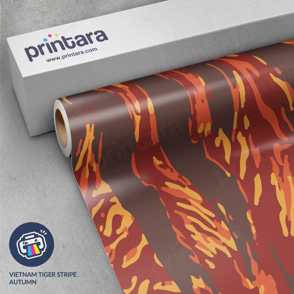 Vietnam Tiger Stripe Autumn Gun Skin Vinyl Wrap
