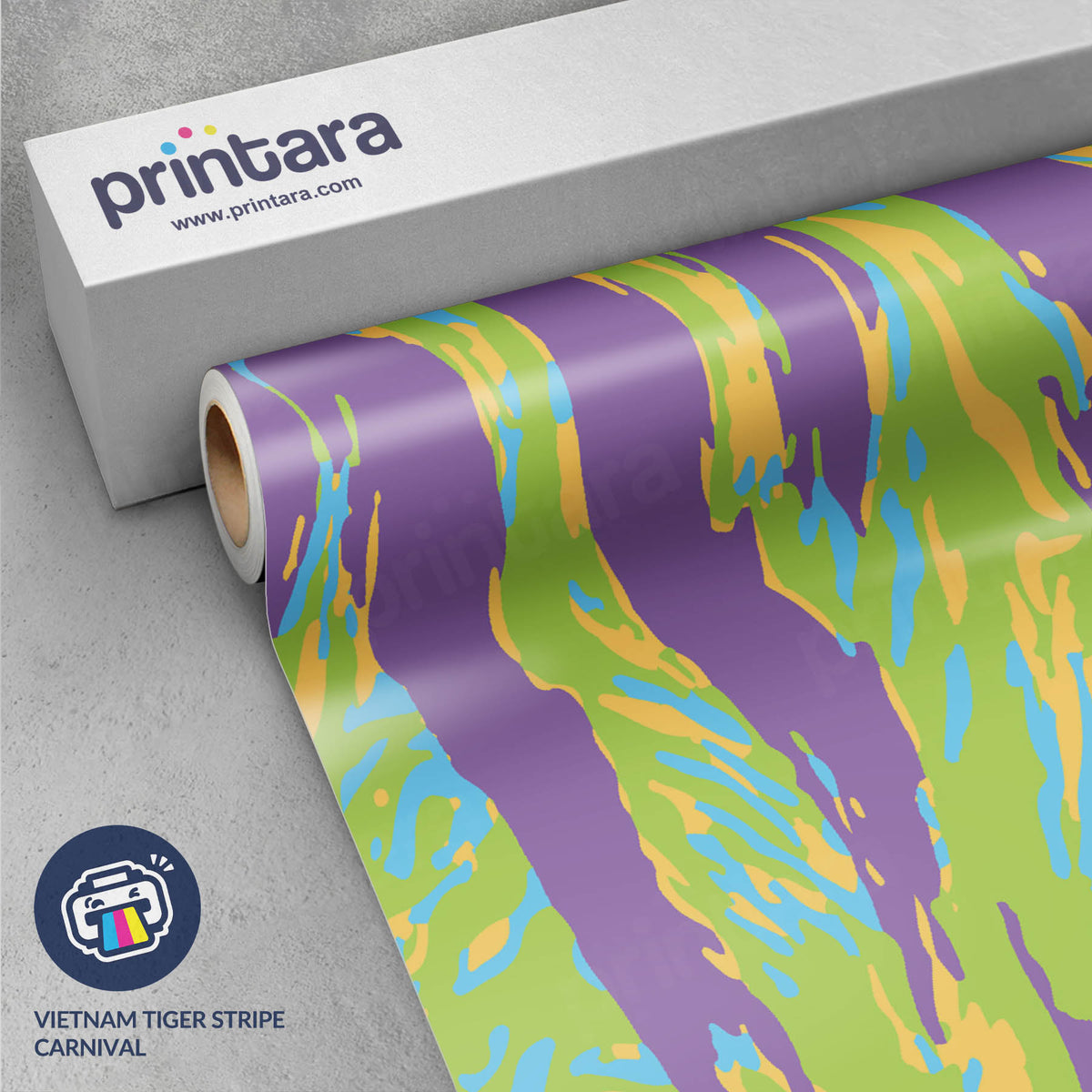 Vietnam Tiger Stripe Carnival Gun Skin Vinyl Wrap
