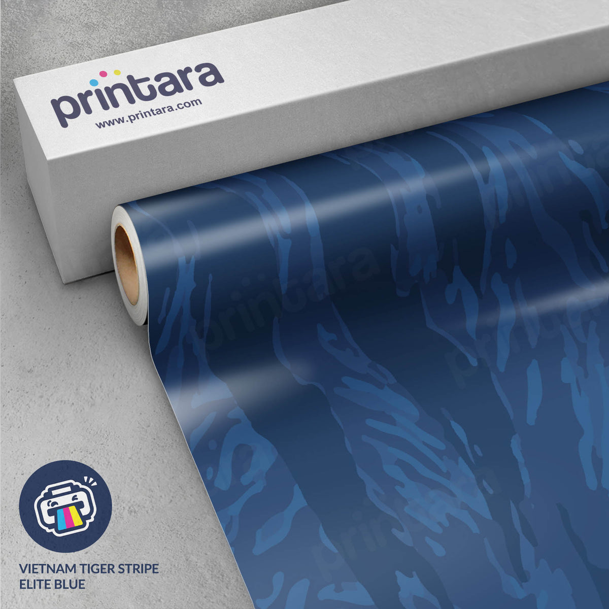 Vietnam Tiger Stripe Elite Blue Gun Skin Vinyl Wrap