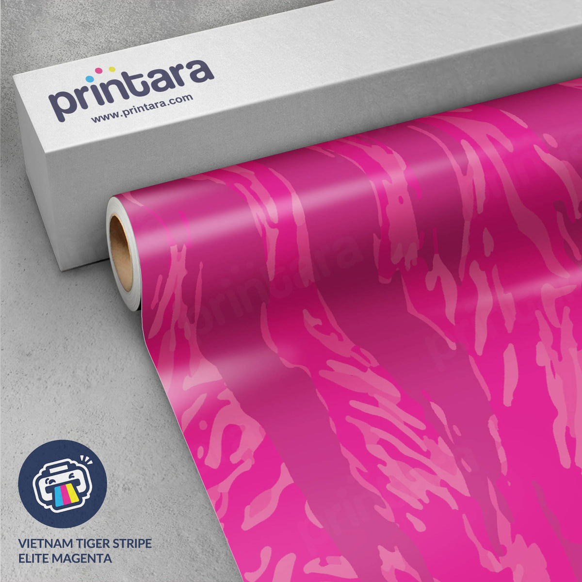 Vietnam Tiger Stripe Elite Magenta Gun Skin Vinyl Wrap