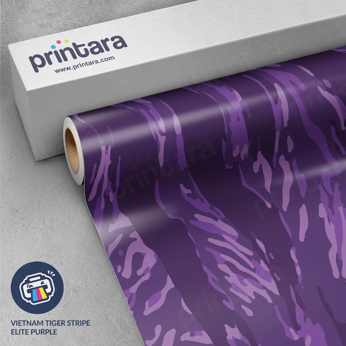 Vietnam Tiger Stripe Elite Purple Gun Skin Vinyl Wrap