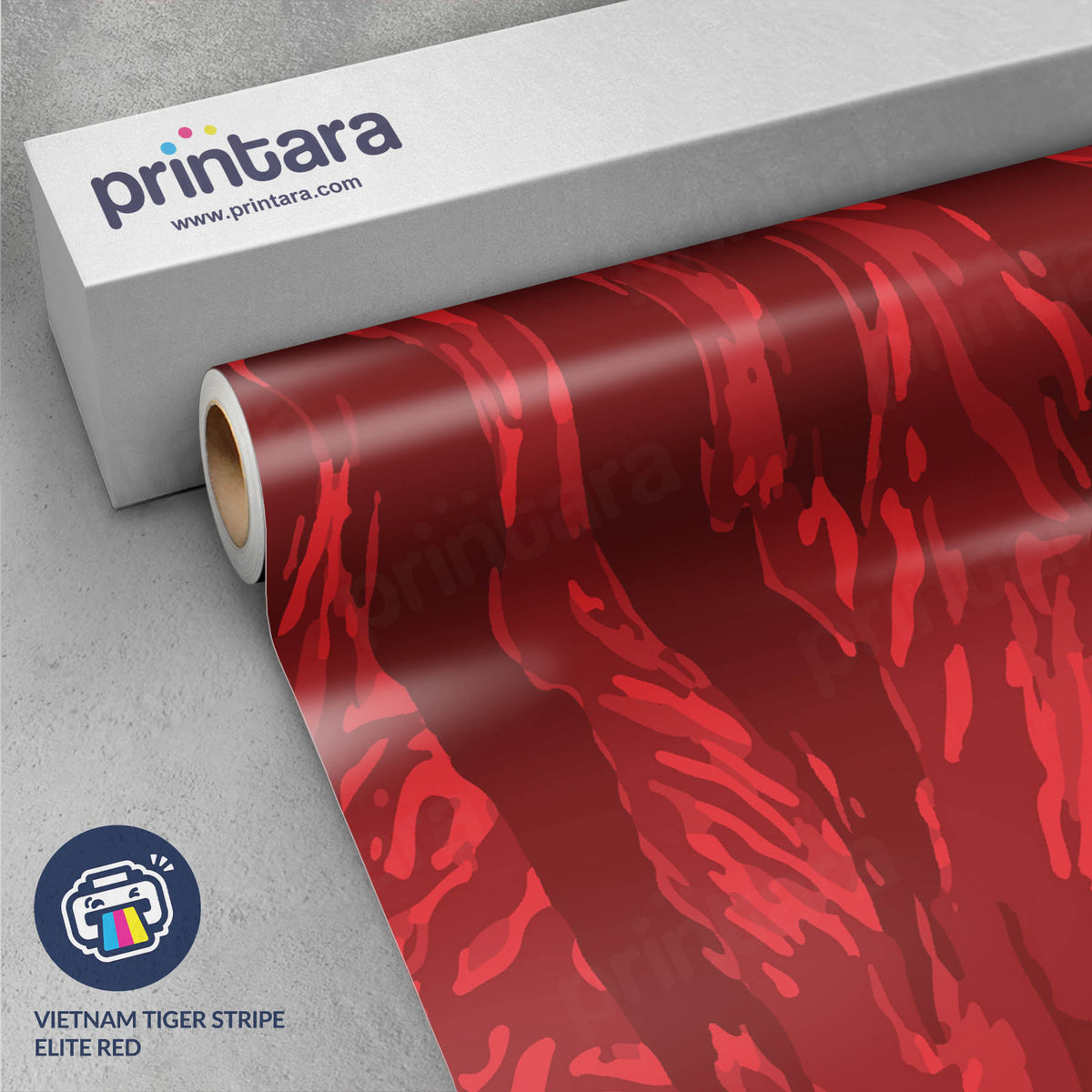 Vietnam Tiger Stripe Elite Red Gun Skin Vinyl Wrap