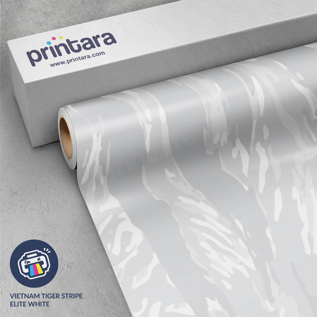 Vietnam Tiger Stripe Elite White Gun Skin Vinyl Wrap