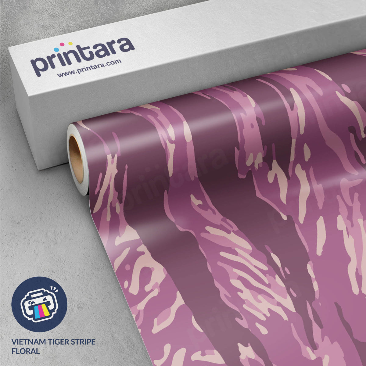 Vietnam Tiger Stripe Floral Gun Skin Vinyl Wrap