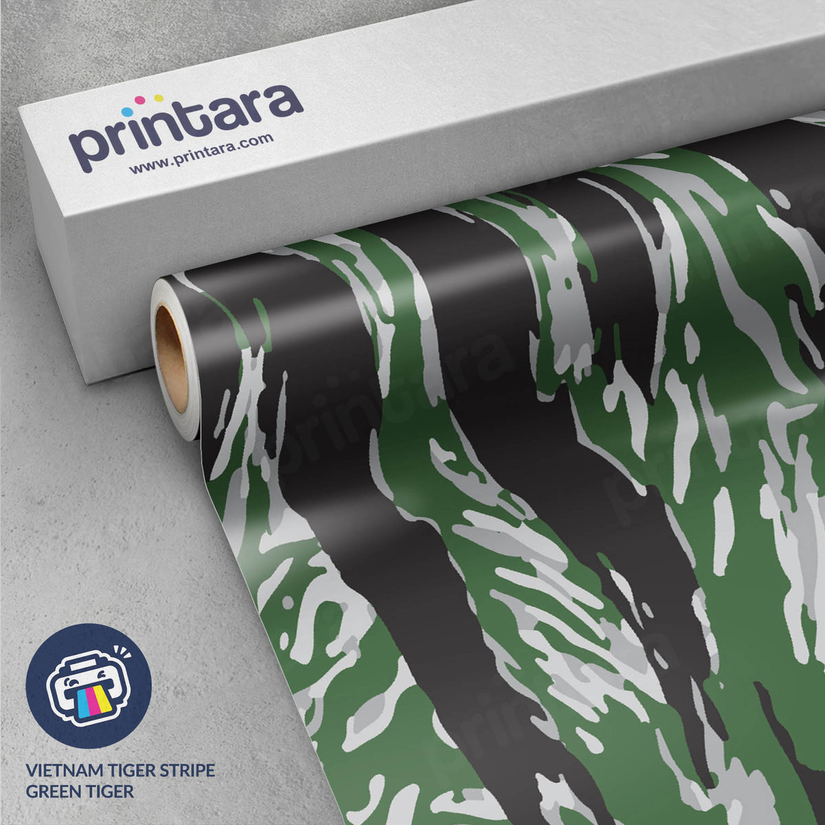 Vietnam Tiger Stripe Green Tiger Gun Skin Vinyl Wrap