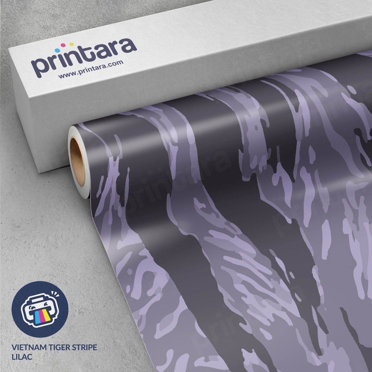 Vietnam Tiger Stripe Lilac Gun Skin Vinyl Wrap