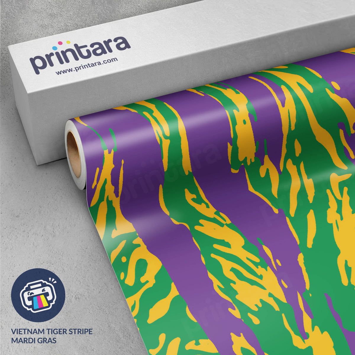 Vietnam Tiger Stripe Mardi Gras Gun Skin Vinyl Wrap