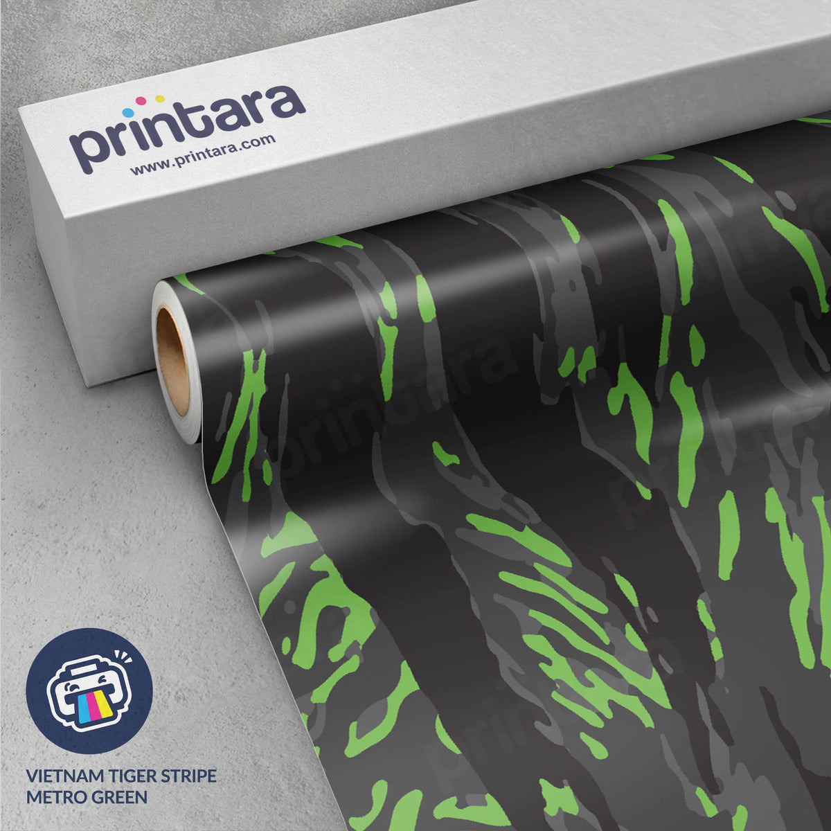 Vietnam Tiger Stripe Metro Green Gun Skin Vinyl Wrap