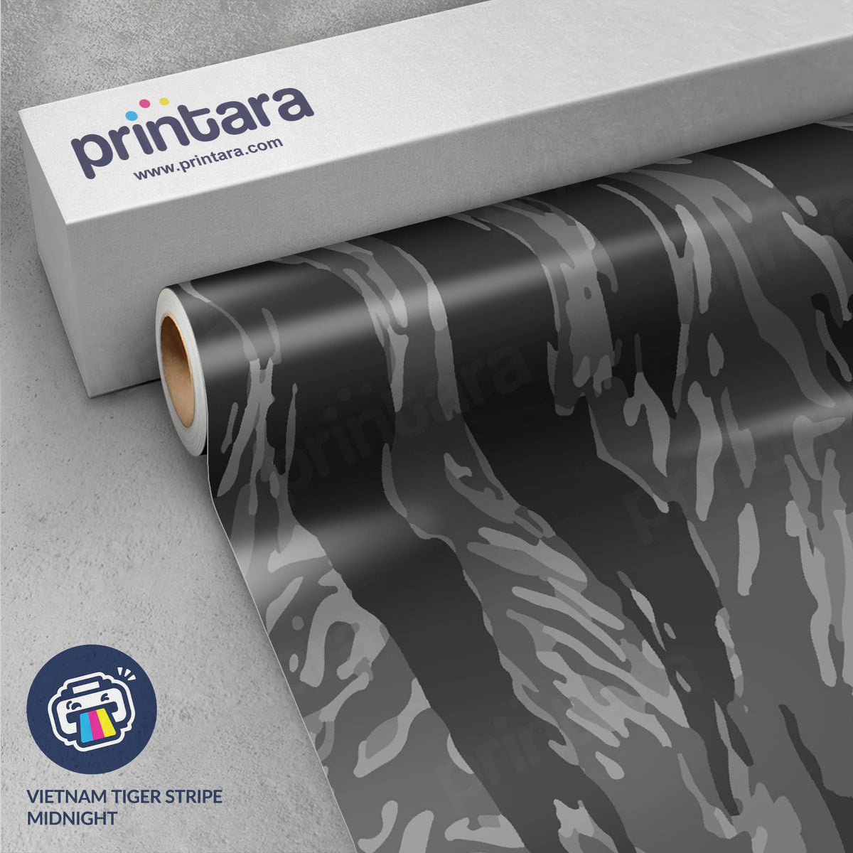 Vietnam Tiger Stripe Midnight Gun Skin Vinyl Wrap