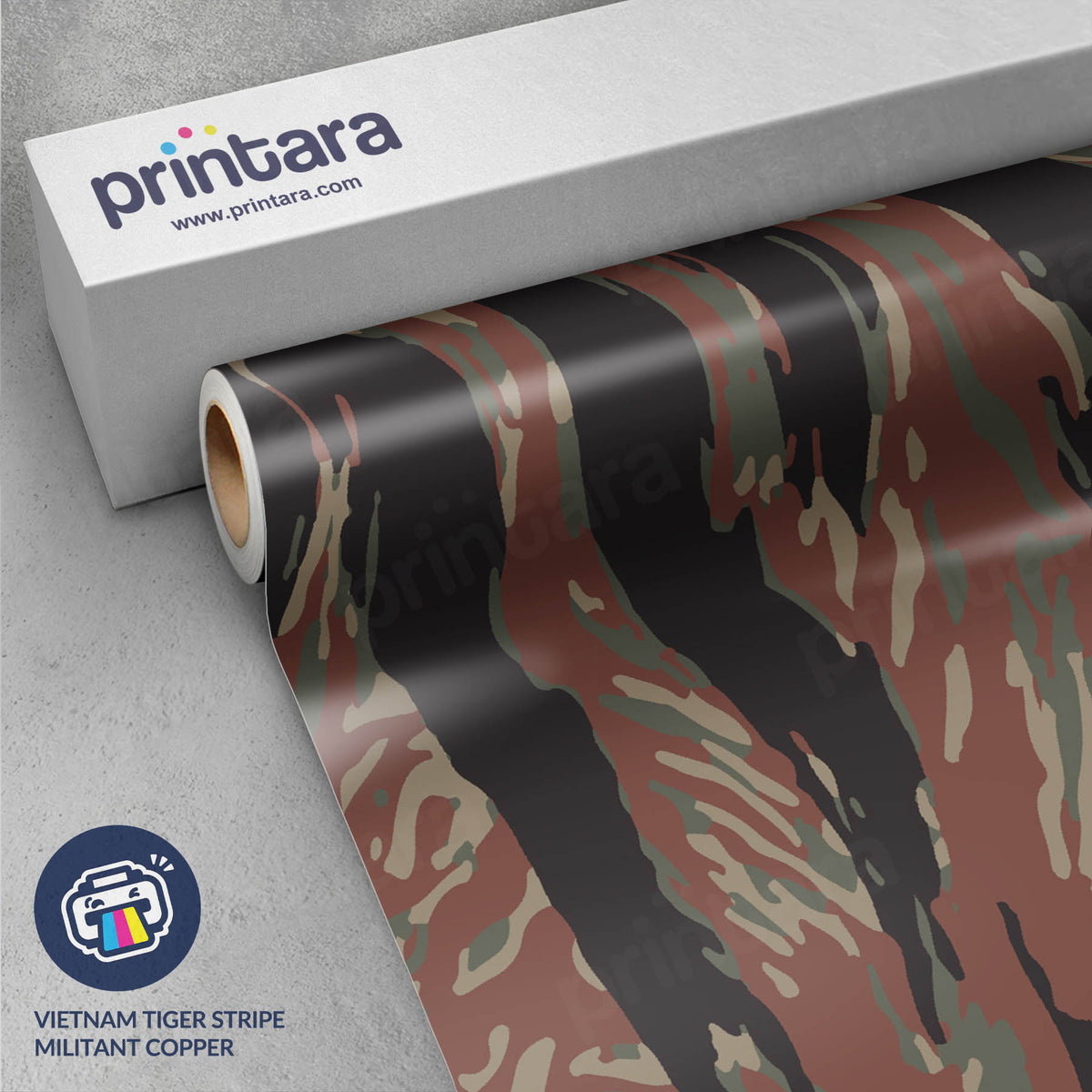 Vietnam Tiger Stripe Militant Copper Gun Skin Vinyl Wrap