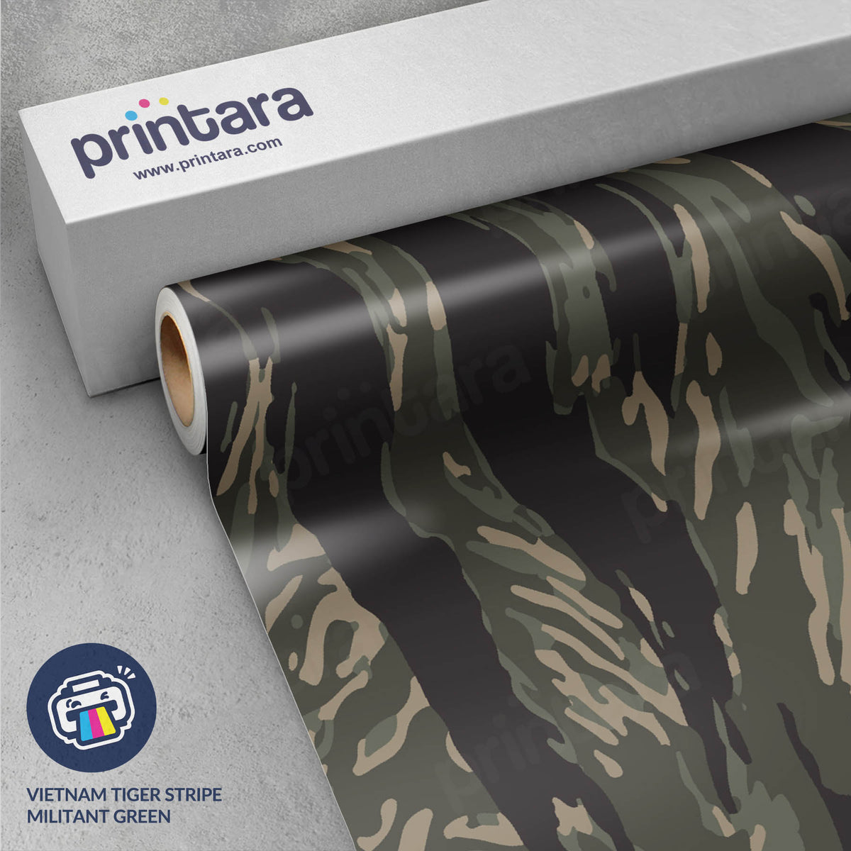 Vietnam Tiger Stripe Militant Green Gun Skin Vinyl Wrap