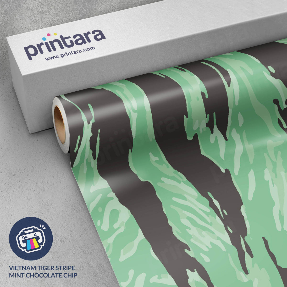 Vietnam Tiger Stripe Mint Chocolate Chip Gun Skin Vinyl Wrap