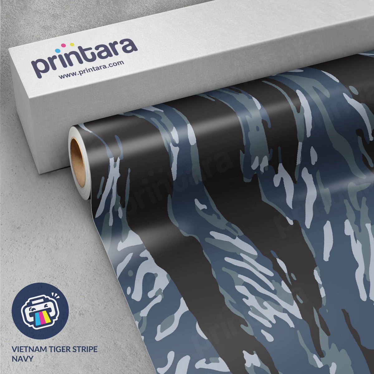 Vietnam Tiger Stripe Navy Gun Skin Vinyl Wrap
