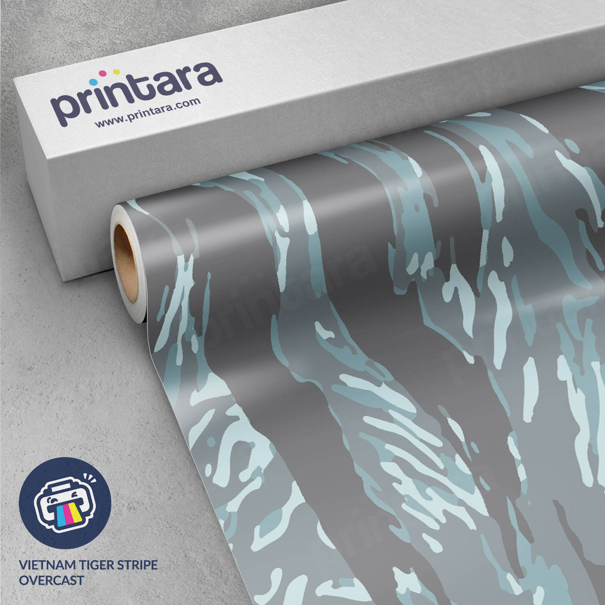 Vietnam Tiger Stripe Overcast Gun Skin Vinyl Wrap