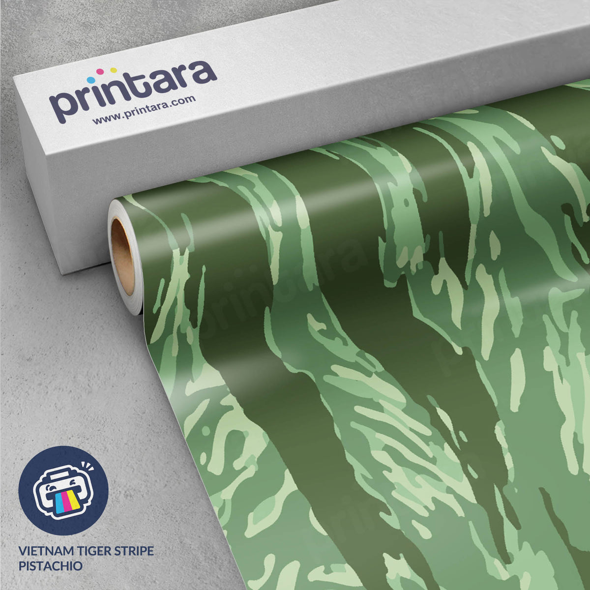 Vietnam Tiger Stripe Pistachio Gun Skin Vinyl Wrap