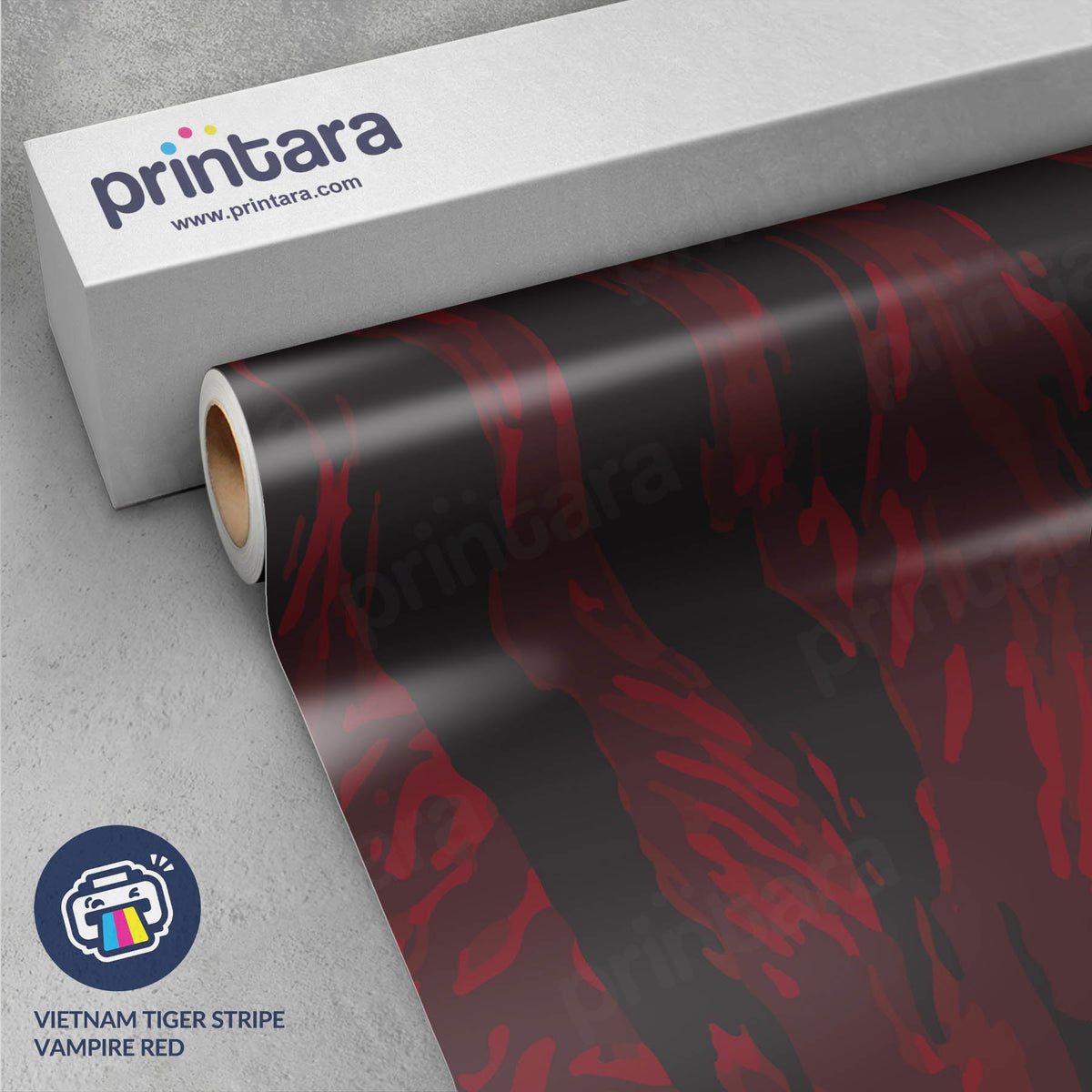 Vietnam Tiger Stripe Vampire Red Gun Skin Vinyl Wrap