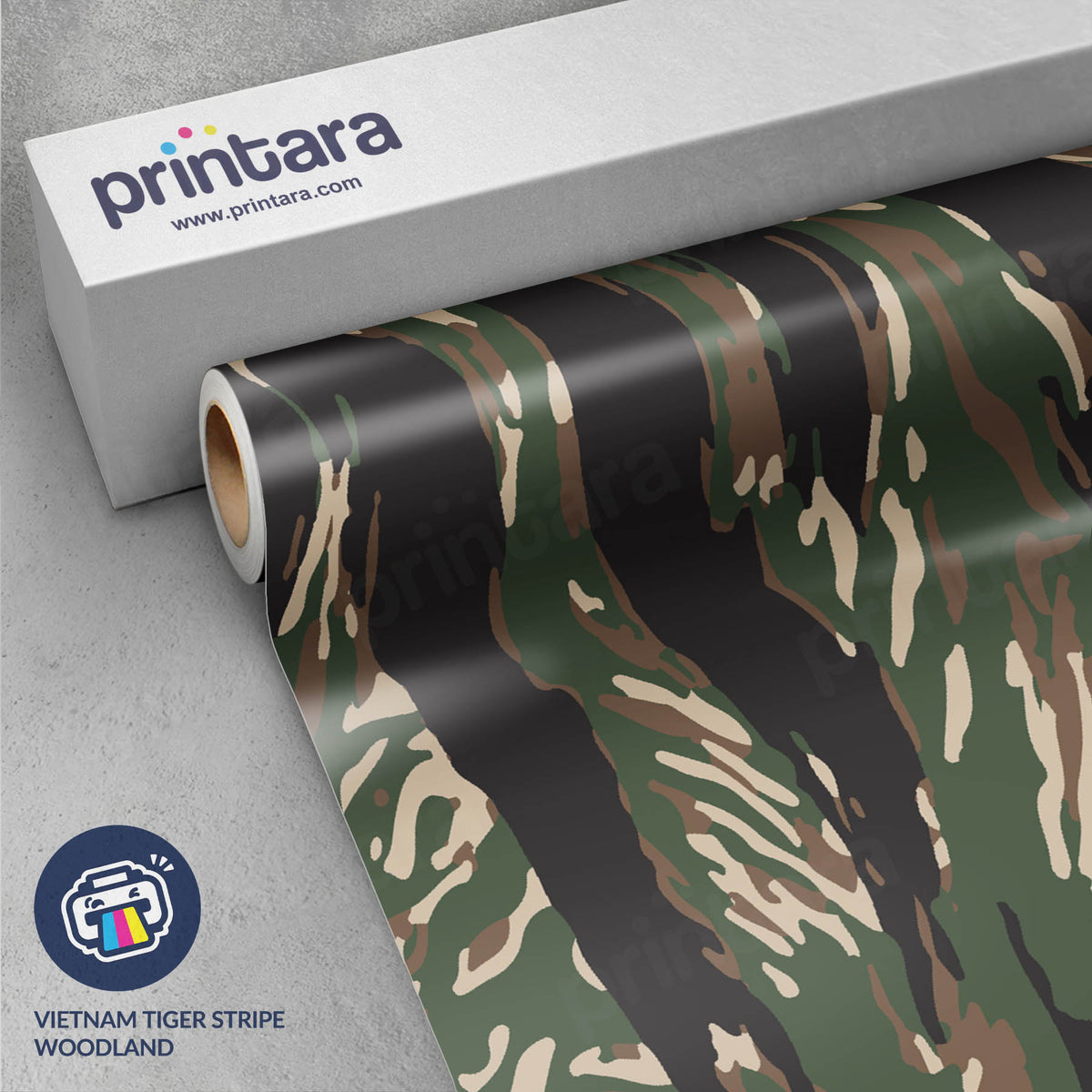 Vietnam Tiger Stripe Woodland Gun Skin Vinyl Wrap