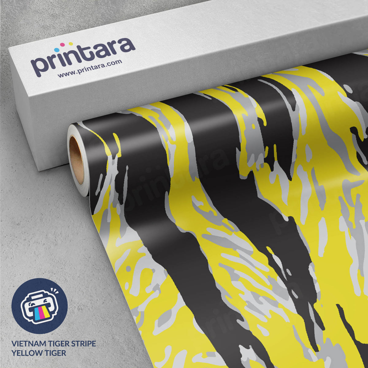 Vietnam Tiger Stripe Yellow Tiger Gun Skin Vinyl Wrap