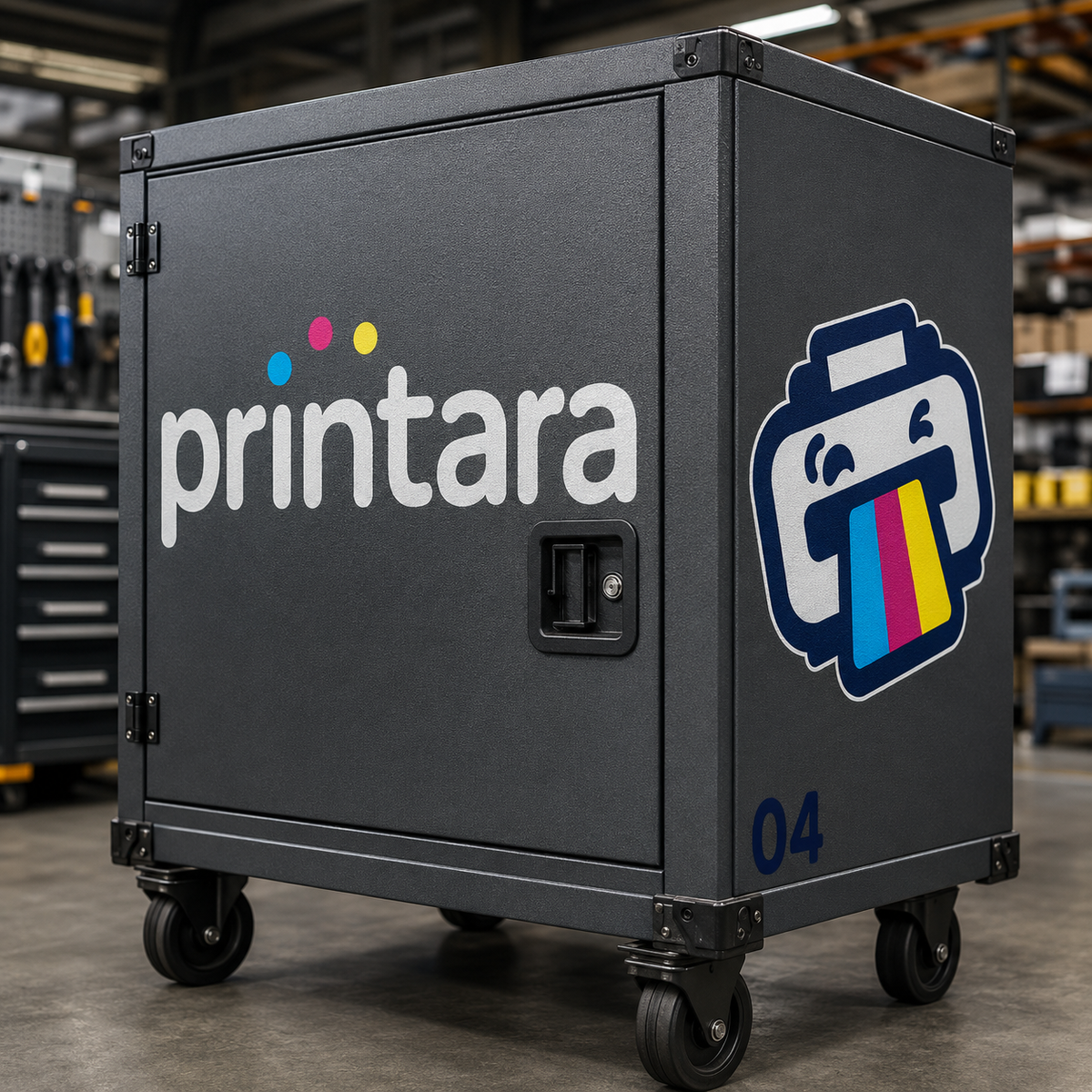 Vinyl graphics for powder-coated surfaces