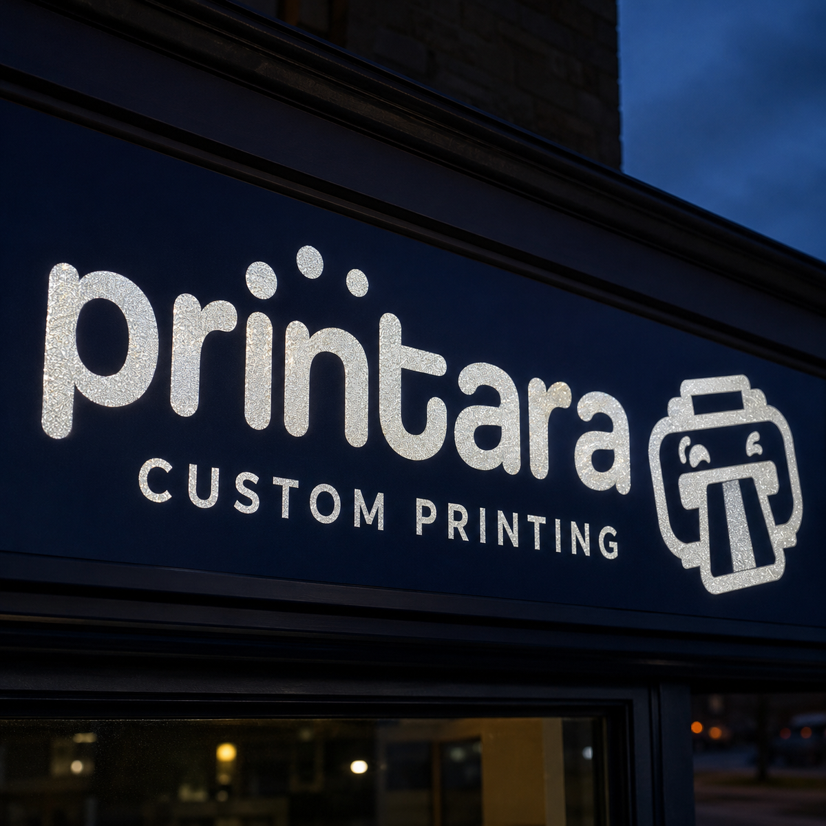 Custom reflective vinyl decals and lettering