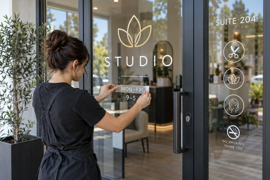 Window Lettering & Decals
