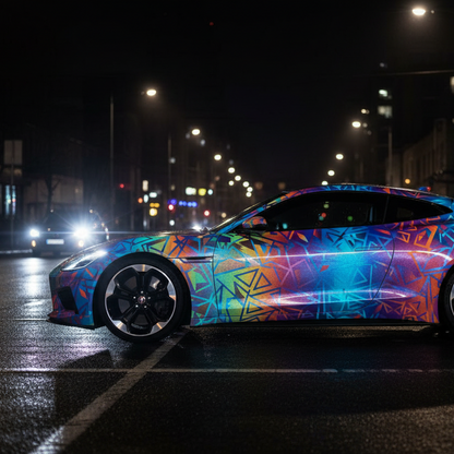 Reflective Vehicle Wrap